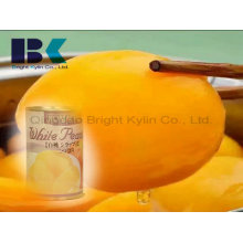 The Export of Canned Yellow Peach in Syrup